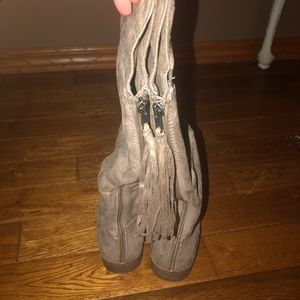 Tall Suede Girls Justice Boot